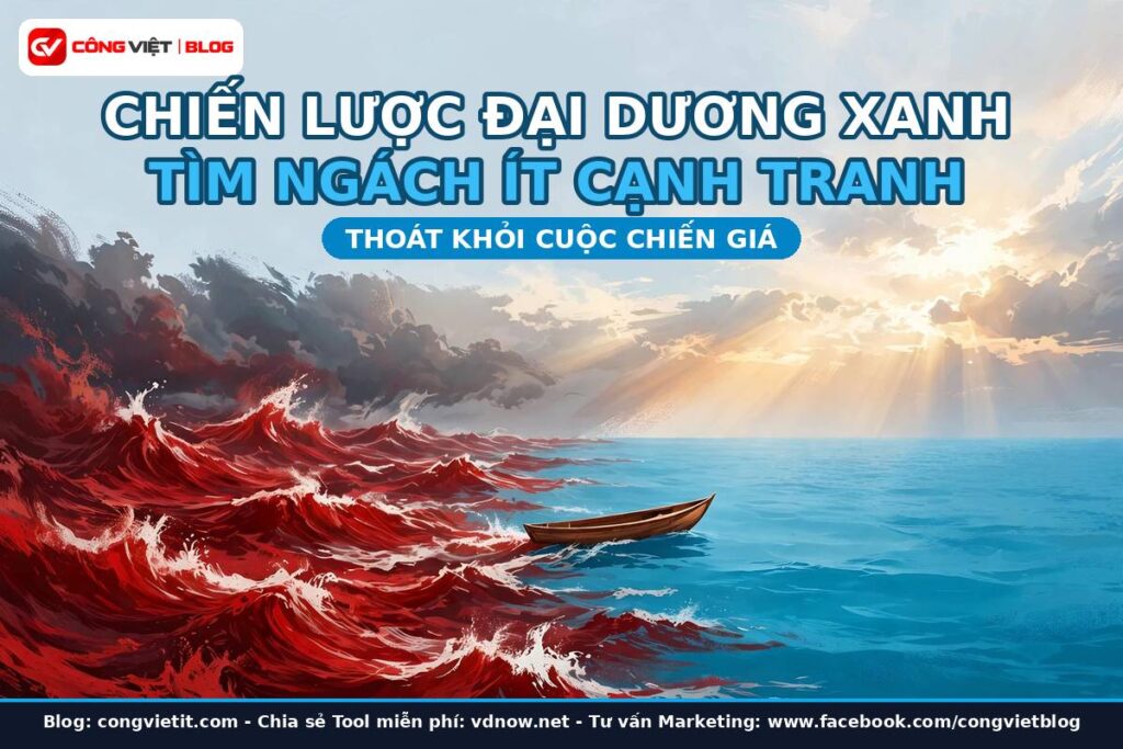 Chiến Lược Đại Dương Xanh: Cách Tìm Thị Trường Ngách Ít Cạnh Tranh Nhất