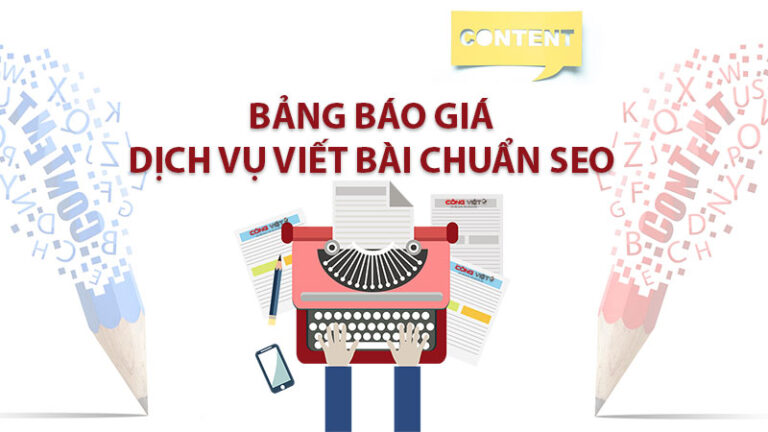 bang bao gia dich vu viet bai chuan seo tai congvietit