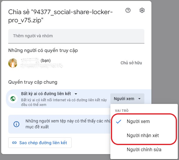 Làm cách nào để ẩn nút tải xuống trên Google Drive?