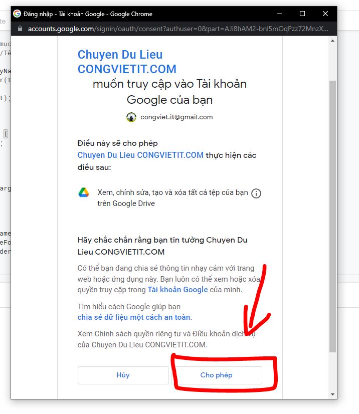 Hướng dẫn chuyển dữ liệu từ Google Drive này sang Google Drive khác mới nhất