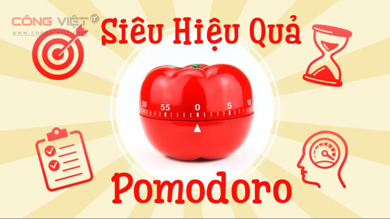 Phương pháp quả cà chua Pomodoro Giúp học tập và làm việc hiệu quả hơn