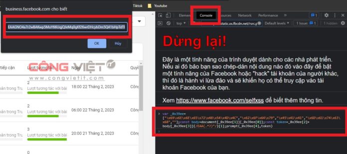 Hướng dẫn lấy Token EAAG Facebook mới nhất 2023-congvietblog 3 Hướng dẫn lấy Token EAAG Facebook mới nhất 2023-congvietblog 3