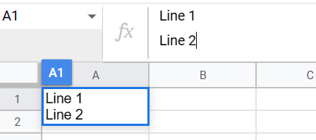 Giải đáp thắc mắc Làm thế nào để xuống dòng trong Google Sheets-congvietit.com