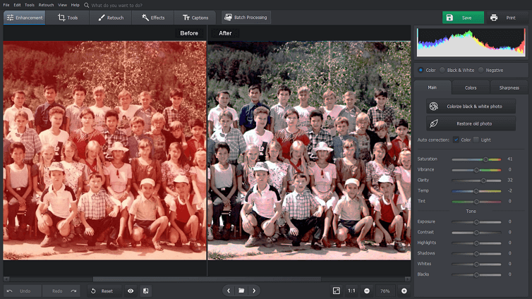 Photoglory - Phần mềm khôi phục ảnh cũ chuyên nghiệp-congvietit