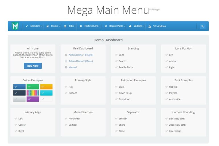 Mega Main Menu - WordPress Menu Plugin-congvietit.com