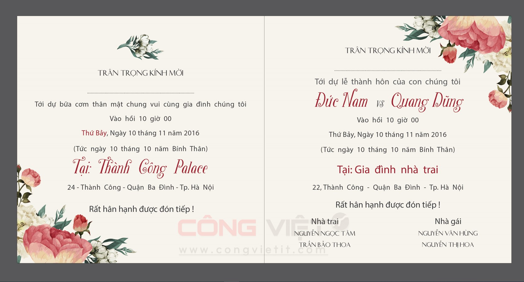 [Share] File mẫu thiệp cưới họa tiết đẹp – Hiện đại bằng Illustrator-congvietit.com