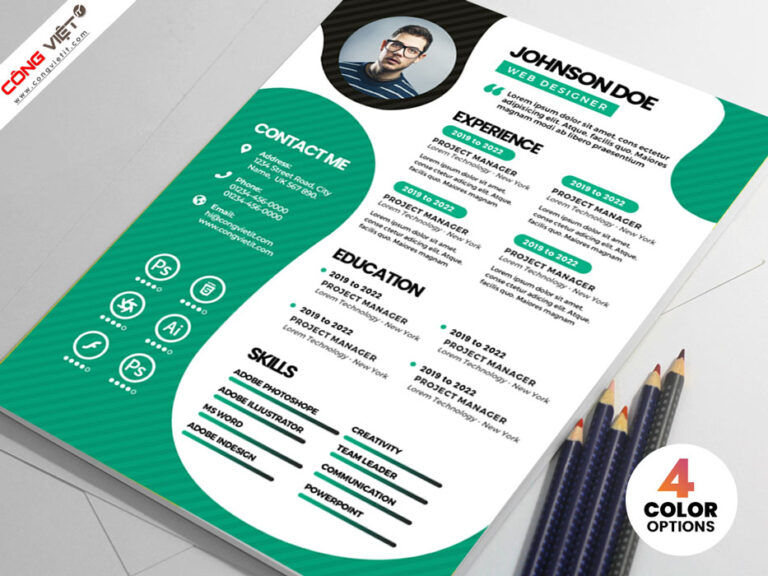 Template Photoshop CV ca nhan-Template Photoshop Portfolio-congvietit.com