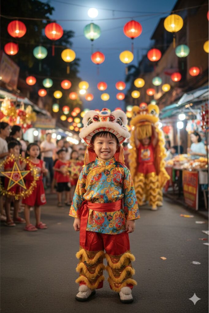 Bật Mí 3 Prompt AI Tạo Ảnh Trung Thu Cho Bé Cực Xinh Mà Vẫn Giữ Nguyên Nét Mặt