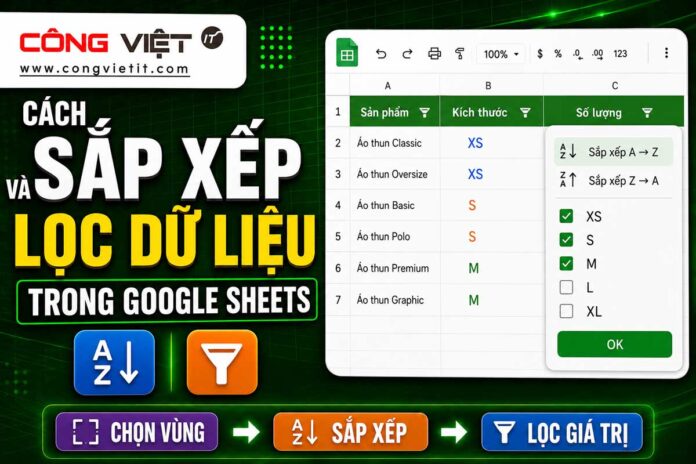 Cách-sắp-xếp-và-lọc-dữ-liệu-trong-Google-Sheets Cách sắp xếp và lọc dữ liệu trong Google Sheets